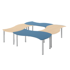 Produktbild "SoooRounD" Basic I Rechteckwellentisch, feststehend WI168