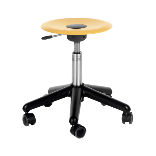 Produkt Bild Genito UFO Hocker mit Gaslift, fahrbar, Sitzteller Polycarbonat (PC) GS-15RP02