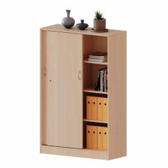 Produktbild Schiebetürenschrank, 4 Ordnerhöhen - Serie evo180 H10044SM