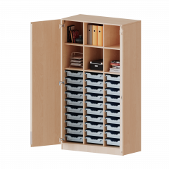 Produktbild ErgoTray Schrank, dreireihig, 5 Ordnerhöhen - evo180 Serie E1055T3K2RMM