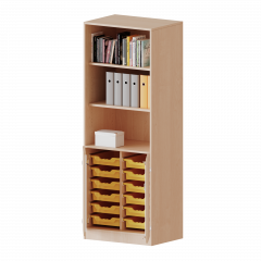 Produktbild ErgoTray Kombi-Schrank, zweireihig, 5 Ordnerhöhen - evo180 Serie E7052TK3R