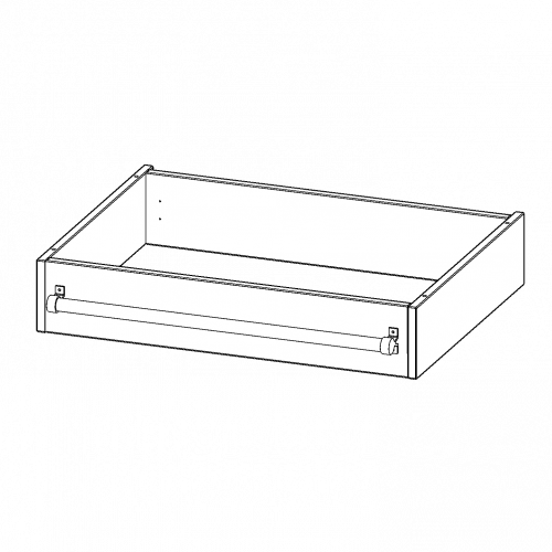 Produkt Bild Leiterzarge zur Aufnahme einer Leiter - Serie evo180 Y806LF