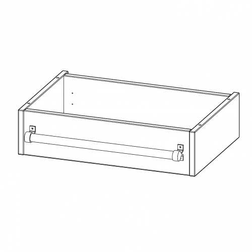 Produkt Bild Leiterzarge zur Aufnahme einer Leiter - Serie evo180 Y604LF