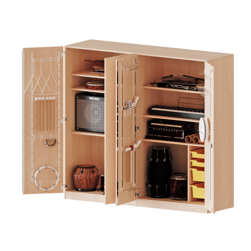 Produkt Bild Musikschrank, 5 Ordnerhöhen - Serie evo180 M20965TMU7