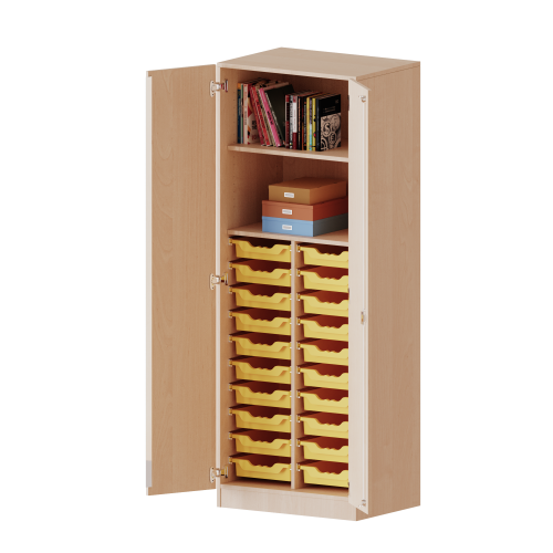 Produkt Bild ErgoTray Schrank, zweireihig, 5 Ordnerhöhen - evo180 Serie E7055T3K2R