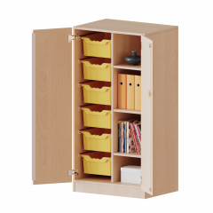 Produktbild ErgoTray Schrank, zweireihig, 3,5 Ordnerhöhen - evo180 Serie E70535TGR