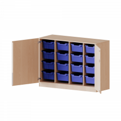 Produktbild ErgoTray Schrank, vierreihig, 2,5 Ordnerhöhen - evo180 Serie E139525TG