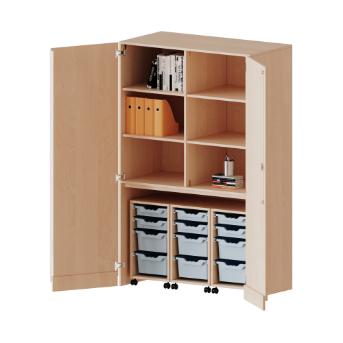 Produkt Bild Garagenschrank ohne Sockel, 5 Ordnerhöhen - Serie evo180 T1206G2GK3R