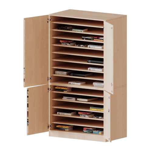 Produkt Bild Bastelschrank, 5 Ordnerhöhen - Serie evo180 W105652TP3TP