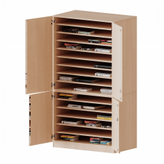 Produktbild Bastelschrank, 5 Ordnerhöhen - Serie evo180 W10562TP3TP