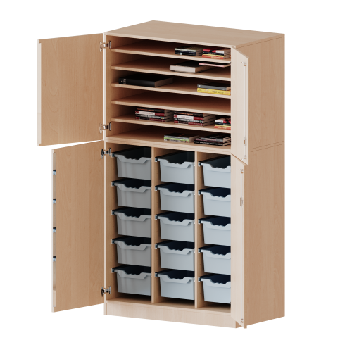 Produkt Bild Bastelschrank, 5 Ordnerhöhen - Serie evo180 W105653TG2TP