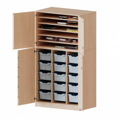 Produktbild Bastelschrank, 5 Ordnerhöhen - Serie evo180 W10563TG2TP