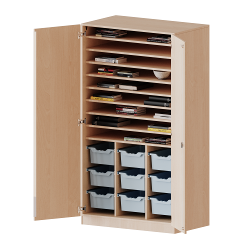 Produkt Bild Bastelschrank, 5 Ordnerhöhen - Serie evo180 W105655T2G3P