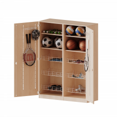 Produktbild Sportschrank, 5 Ordnerhöhen - Serie evo180 S14165TSPG6