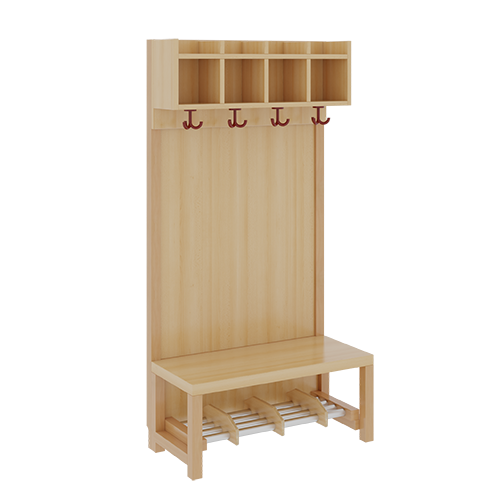 Produkt Bild Komplettgarderobe mit einfacher Ablagereihe 1172R11FRF42