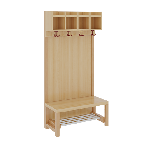 Produkt Bild Komplettgarderobe mit einfacher Ablagereihe 1172R11FR42