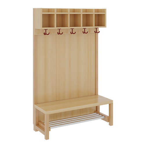 Produkt Bild Komplettgarderobe mit einfacher Ablagereihe 1172R21FR34