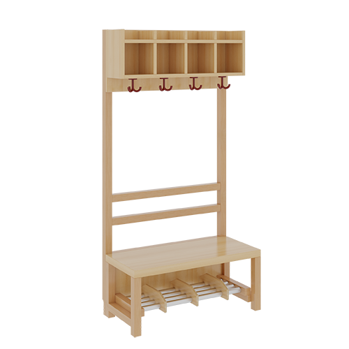 Produkt Bild Komplettgarderobe mit einfacher Ablagereihe 1172R10FRF42