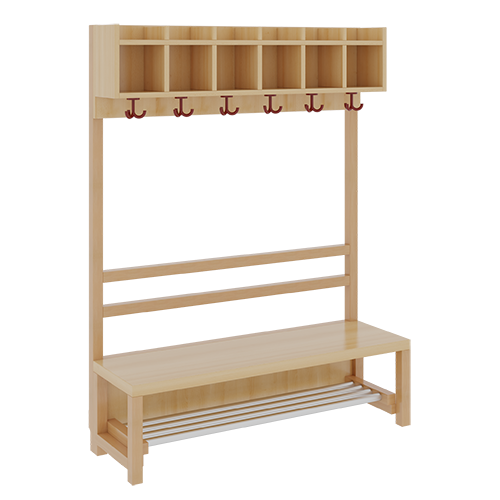 Produkt Bild Komplettgarderobe mit einfacher Ablagereihe 1172R30FR34