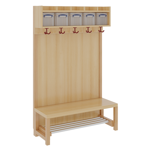 Produkt Bild Komplettgarderobe mit einfacher Ablage inklusive Boxen 1172821FR34