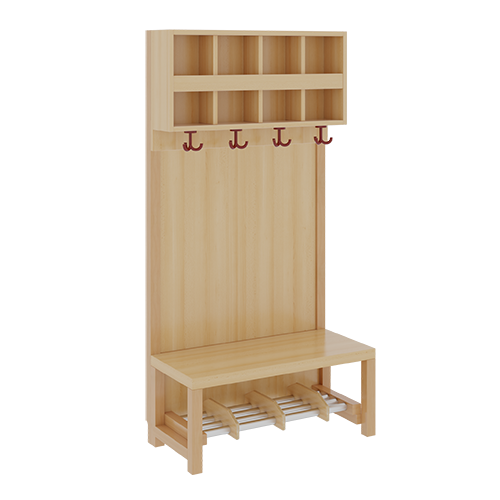 Produkt Bild Komplettgarderobe mit doppelter Ablagereihe 1174R11FRF42