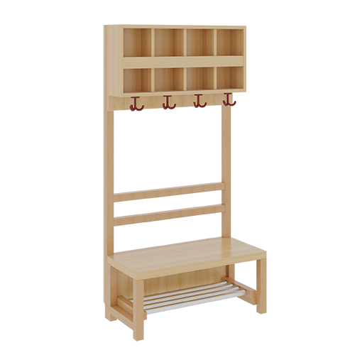 Produkt Bild Komplettgarderobe mit doppelter Ablagereihe 1174R10FR26