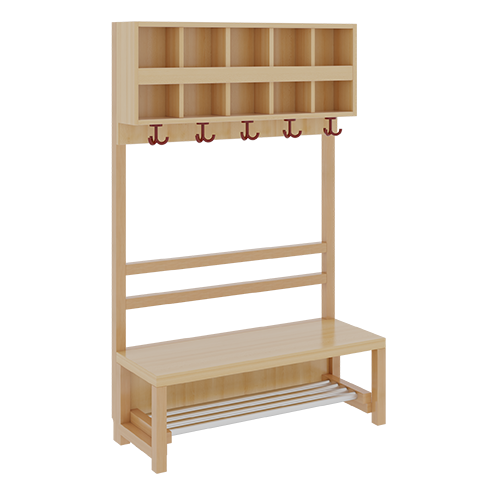 Produkt Bild Komplettgarderobe mit doppelter Ablagereihe 1174R20FR34