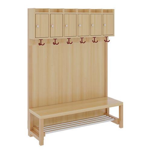 Produkt Bild Komplettgarderobe mit Ablagen und Türen 1174T31FR34