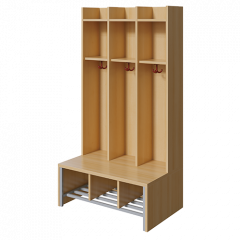 Produktbild Spindgarderobe offen 117 S3 R160