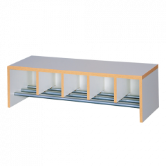 Produktbild Garderobenbank mit integriertem Schuhrost 117 002KB26