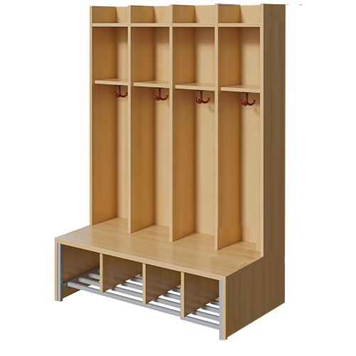 Produkt Bild Spindgarderobe offen 117 S4 R160