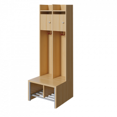 Produktbild Spindgarderobe, kleine Tür 117 S2TK160L