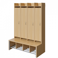 Produktbild Spindgarderobe, hohe Tür 117 S4TG160L