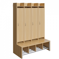 Produktbild Spindgarderobe, hohe Tür 117 S4TG160R