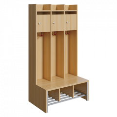 Produktbild Spindgarderobe, kleine Tür 117 S3TK160R