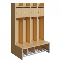 Produktbild Spindgarderobe, kleine Tür 117 S4TK160R