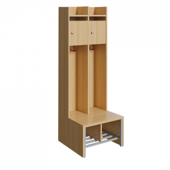 Produktbild Spindgarderobe, kleine Tür 117 S2TK160R