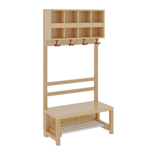 Produkt Bild Komplettgarderobe mit doppelter Ablagereihe 1174R10FR34