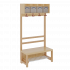 Produkt Bild Komplettgarderobe mit einfacher Ablage inklusive Boxen 1172830FRF34