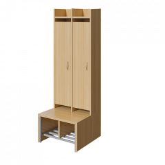 Produktbild Spindgarderobe, hohe Tür 117S2TG160LB