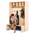 Produkt Bild Korpusgarderobe mit einschiebbarer Bank 117 K 80 4B