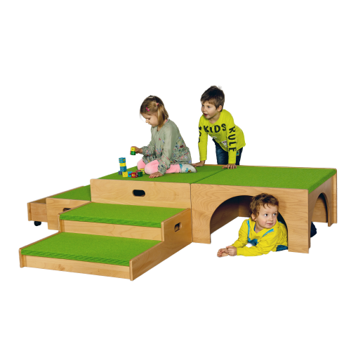 Produkt Bild Spielpodestlandschaft "Set 21" mit Teppichbelag 125 021 SET