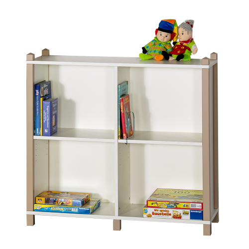 Produkt Bild Stollen-Bibliotheksregal mit Mittelwand 0609 901 00